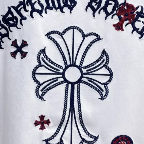 Replica Chrome Hearts T-Shirts Short Sleeved For Men #1459385 $80.00 USD for Wholesale