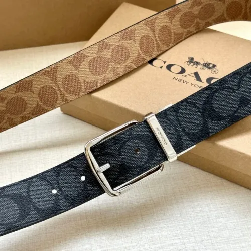 Replica Coach AAA Quality Belts For Men #1459437 $56.00 USD for Wholesale