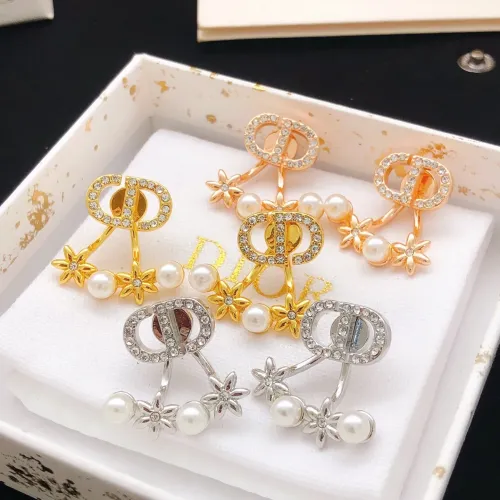 Replica Christian Dior Earrings For Women #1459476 $27.00 USD for Wholesale