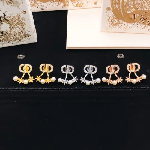 Replica Christian Dior Earrings For Women #1459477 $27.00 USD for Wholesale