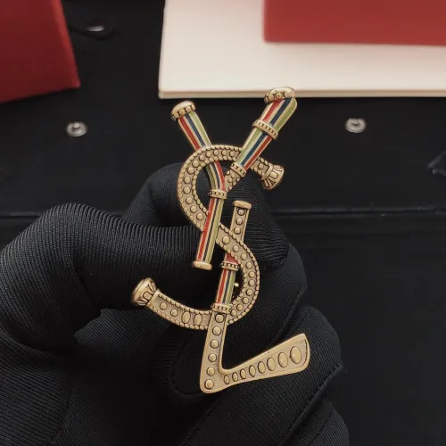 Yves Saint Laurent Brooches For Women #1459478 $32.00 USD, Wholesale Replica Yves Saint Laurent Brooches