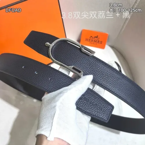 Replica Hermes AAA Quality Belts For Men #1459525 $56.00 USD for Wholesale