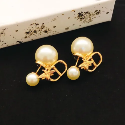 Replica Christian Dior Earrings For Women #1459559 $27.00 USD for Wholesale