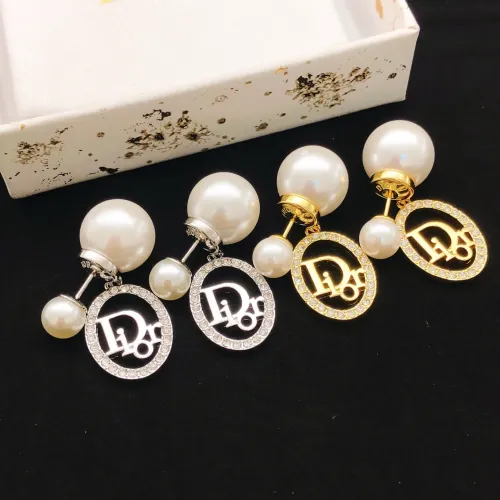 Replica Christian Dior Earrings For Women #1459565 $27.00 USD for Wholesale