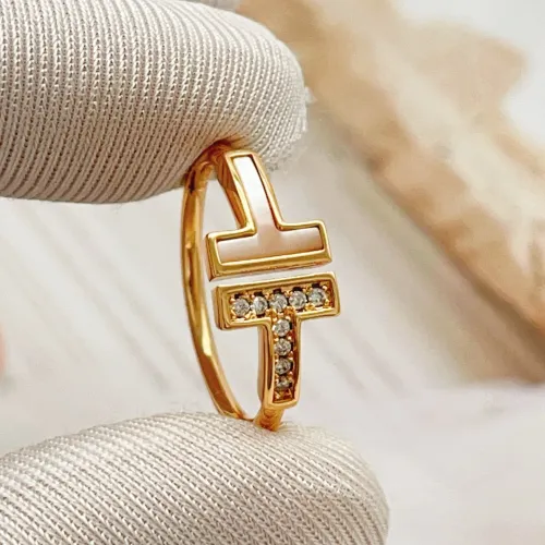 Replica Tiffany Rings In Rose Gold #1459679 $25.00 USD for Wholesale