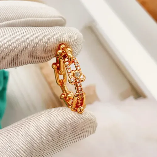 Replica Tiffany Rings In Rose Gold For Women #1459723 $32.00 USD for Wholesale