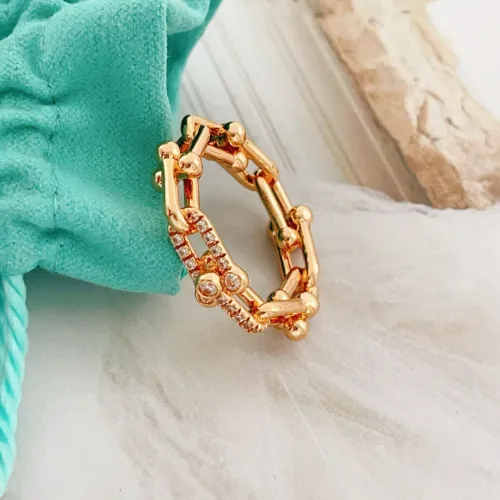 Replica Tiffany Rings In Rose Gold For Women #1459723 $32.00 USD for Wholesale
