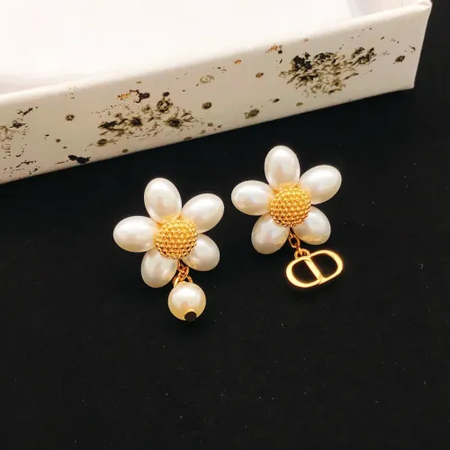 Replica Christian Dior Earrings For Women #1459888 $27.00 USD for Wholesale