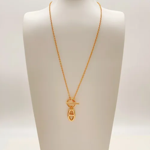 Replica Hermes Necklaces #1460339 $29.00 USD for Wholesale