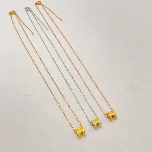 Replica Hermes Necklaces #1460347 $27.00 USD for Wholesale
