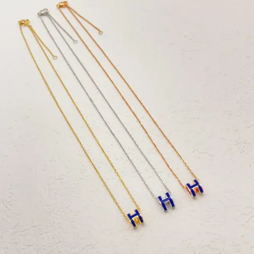 Replica Hermes Necklaces #1460348 $27.00 USD for Wholesale