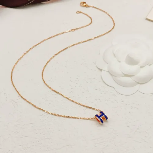 Replica Hermes Necklaces #1460349 $27.00 USD for Wholesale
