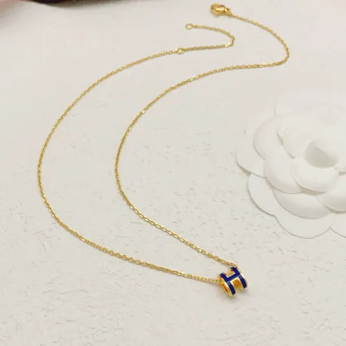 Replica Hermes Necklaces #1460350 $27.00 USD for Wholesale