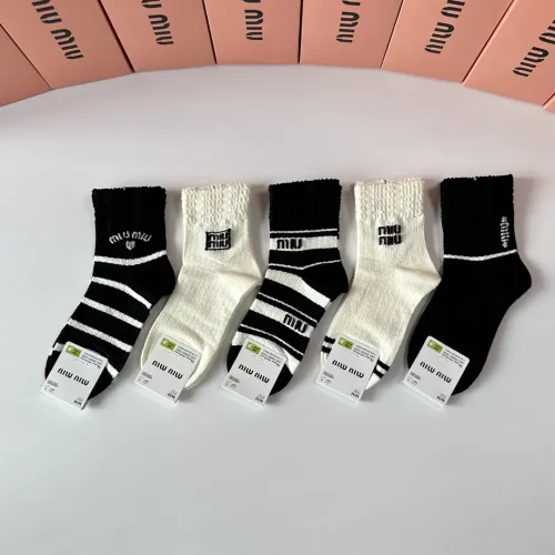 Replica MIU MIU Socks #1461001 $27.00 USD for Wholesale