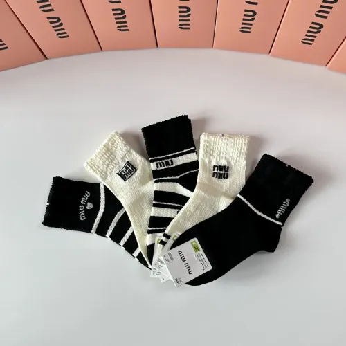 Replica MIU MIU Socks #1461001 $27.00 USD for Wholesale
