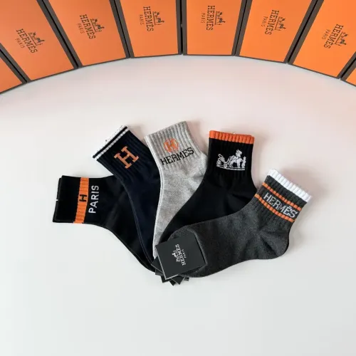 Replica Hermes Socks #1461095 $27.00 USD for Wholesale