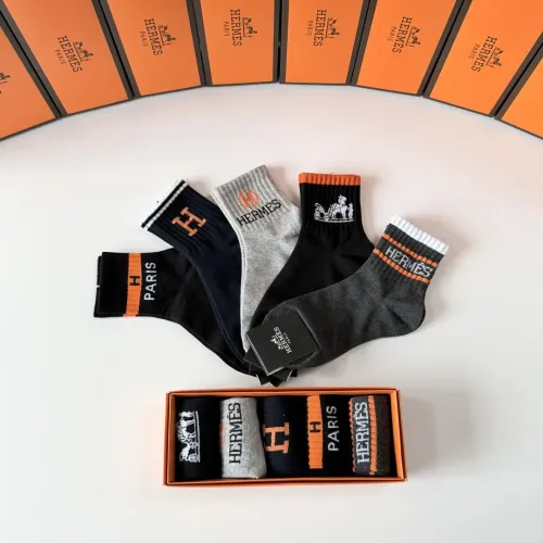 Replica Hermes Socks #1461095 $27.00 USD for Wholesale