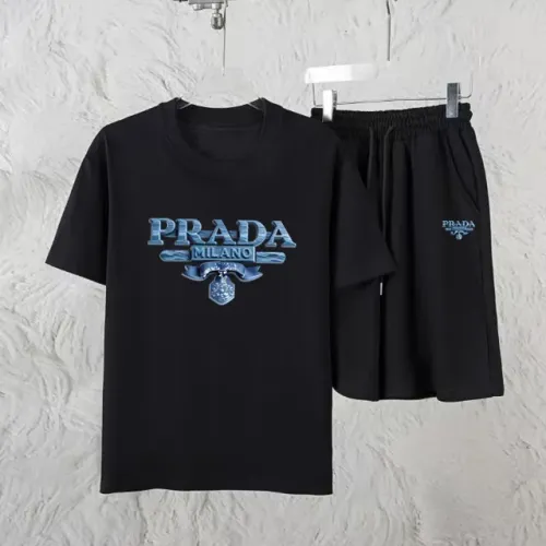 Prada Tracksuits Short Sleeved For Unisex #1461326