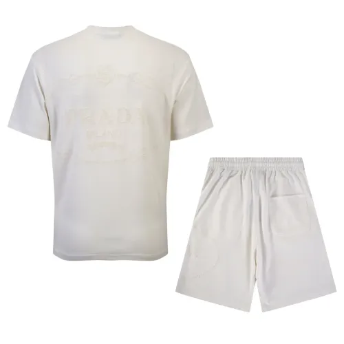 Replica Prada Tracksuits Short Sleeved For Men #1461338 $64.00 USD for Wholesale