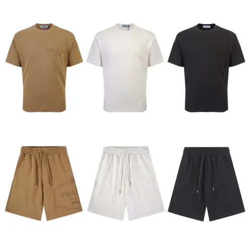 Replica Prada Tracksuits Short Sleeved For Men #1461338 $64.00 USD for Wholesale