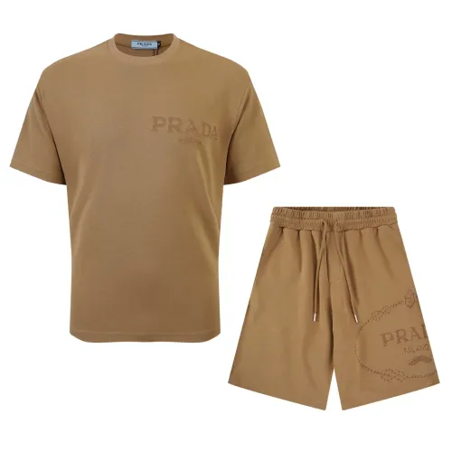 Prada Tracksuits Short Sleeved For Men #1461340