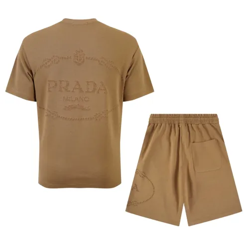 Replica Prada Tracksuits Short Sleeved For Men #1461340 $64.00 USD for Wholesale