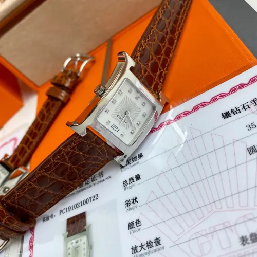 Replica Hermes Quality Watches For Women #1461342 $561.98 USD for Wholesale