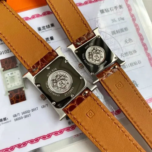 Replica Hermes Quality Watches For Women #1461345 $595.04 USD for Wholesale