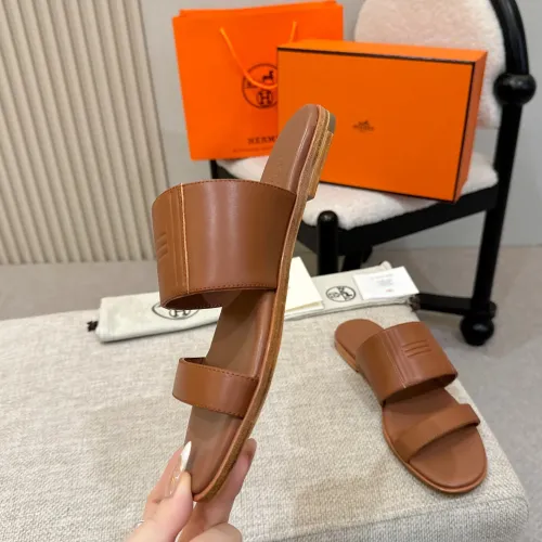 Replica Hermes Slippers For Women #1461548 $98.00 USD for Wholesale