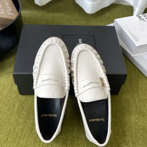 Replica Yves Saint Laurent YSL Leather Shoes For Women #1461605 $118.00 USD for Wholesale