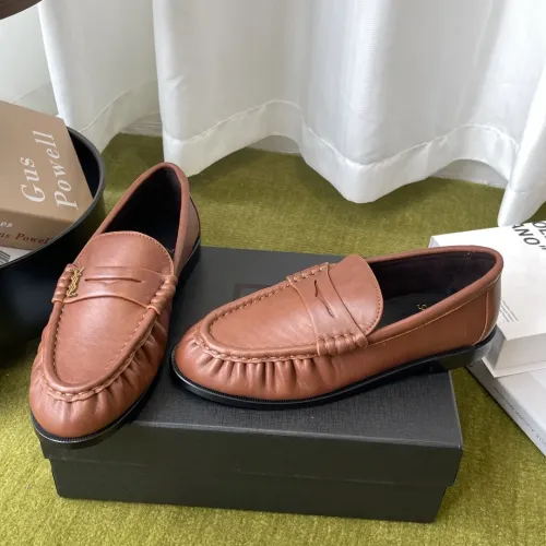 Replica Yves Saint Laurent YSL Leather Shoes For Men #1461608 $125.00 USD for Wholesale