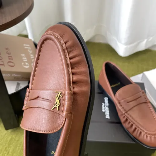 Replica Yves Saint Laurent YSL Leather Shoes For Women #1461609 $118.00 USD for Wholesale