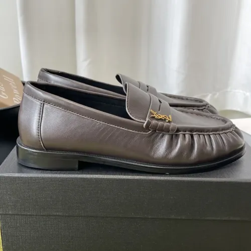 Replica Yves Saint Laurent YSL Leather Shoes For Women #1461617 $118.00 USD for Wholesale