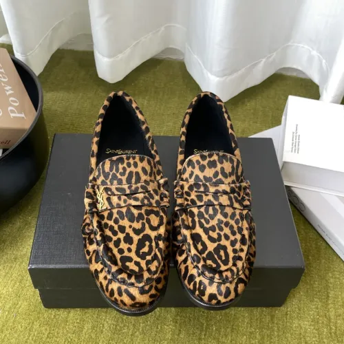Yves Saint Laurent YSL Leather Shoes For Women #1461625