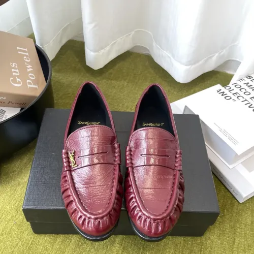 Yves Saint Laurent YSL Leather Shoes For Women #1461633
