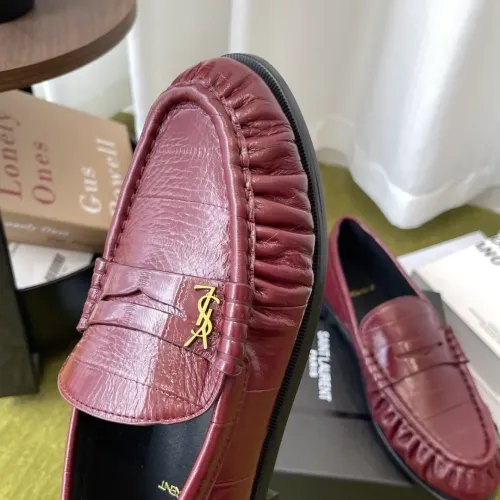 Replica Yves Saint Laurent YSL Leather Shoes For Women #1461633 $118.00 USD for Wholesale