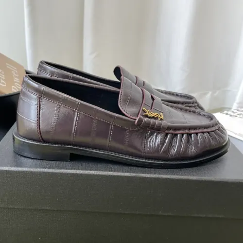 Replica Yves Saint Laurent YSL Leather Shoes For Men #1461634 $125.00 USD for Wholesale