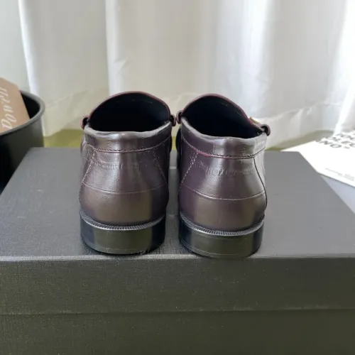 Replica Yves Saint Laurent YSL Leather Shoes For Men #1461634 $125.00 USD for Wholesale