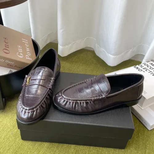 Replica Yves Saint Laurent YSL Leather Shoes For Men #1461634 $125.00 USD for Wholesale
