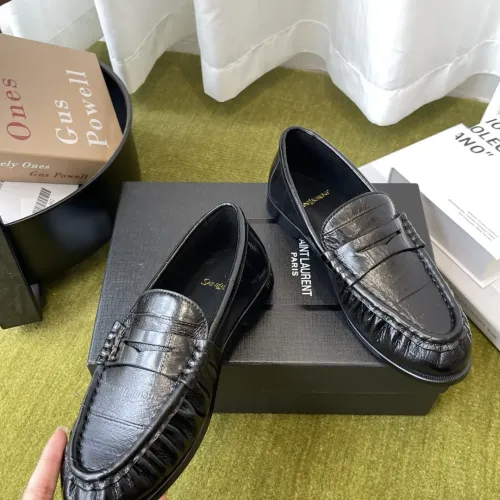 Replica Yves Saint Laurent YSL Leather Shoes For Women #1461640 $118.00 USD for Wholesale