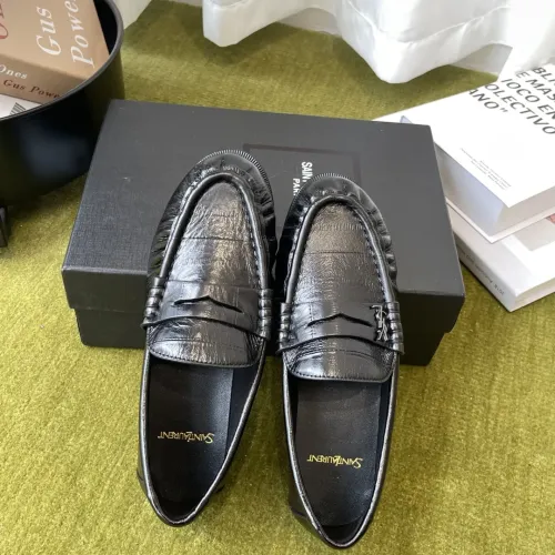Replica Yves Saint Laurent YSL Leather Shoes For Women #1461640 $118.00 USD for Wholesale