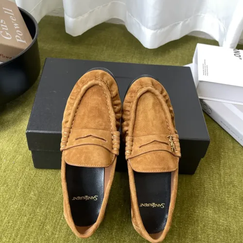 Replica Yves Saint Laurent YSL Leather Shoes For Women #1461648 $118.00 USD for Wholesale