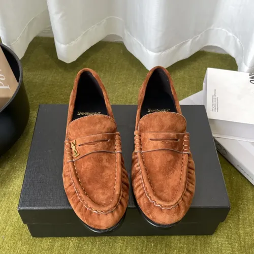 Yves Saint Laurent YSL Leather Shoes For Women #1461651