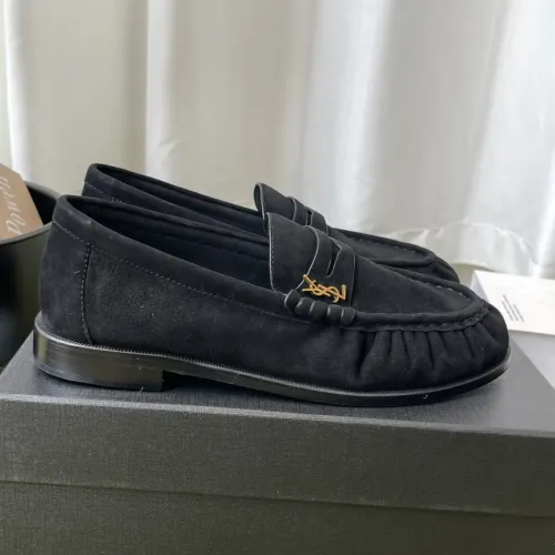 Replica Yves Saint Laurent YSL Leather Shoes For Women #1461665 $118.00 USD for Wholesale