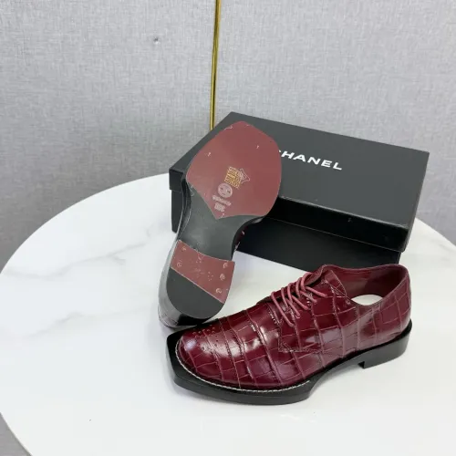 Replica Chanel Leather Shoes For Women #1461667 $118.00 USD for Wholesale