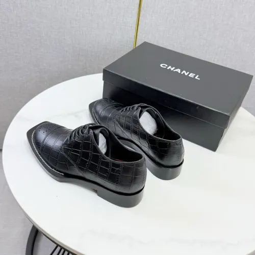 Replica Chanel Leather Shoes For Women #1461668 $118.00 USD for Wholesale