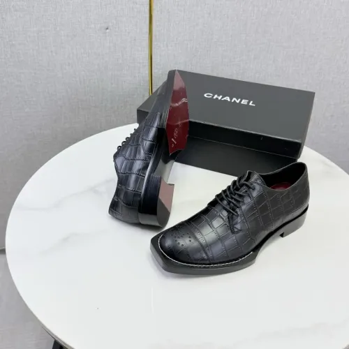 Replica Chanel Leather Shoes For Women #1461668 $118.00 USD for Wholesale