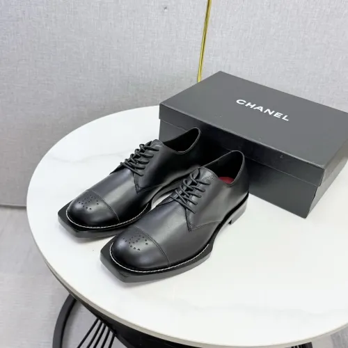 Replica Chanel Leather Shoes For Women #1461669 $118.00 USD for Wholesale