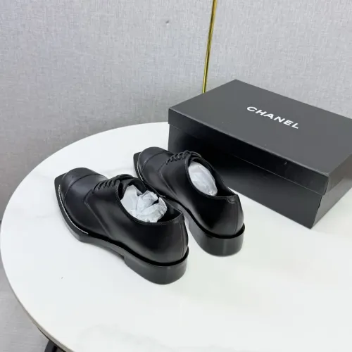 Replica Chanel Leather Shoes For Women #1461669 $118.00 USD for Wholesale