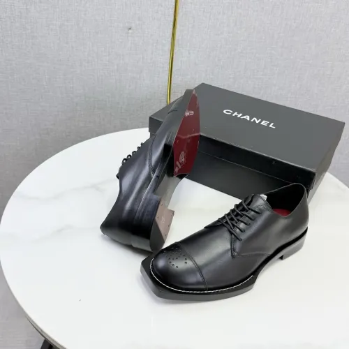 Replica Chanel Leather Shoes For Women #1461669 $118.00 USD for Wholesale